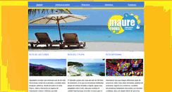 Desktop Screenshot of mauretourssadecv.com